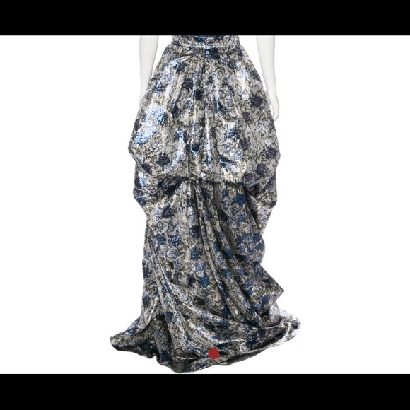 Carolina Herrera Jaquard Evening Skirt - Picture 4 of 5